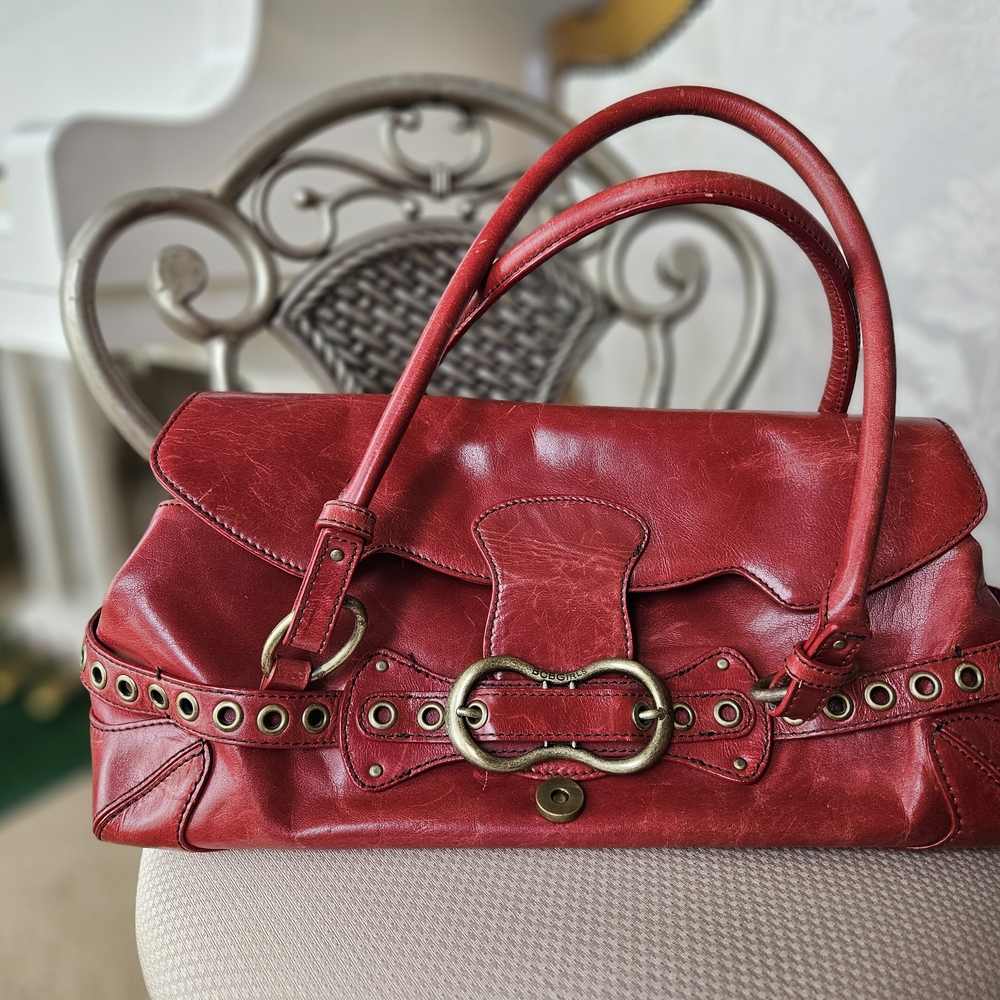 Vintage Y2k  BCBGirls Chic Red Shoulder Bag